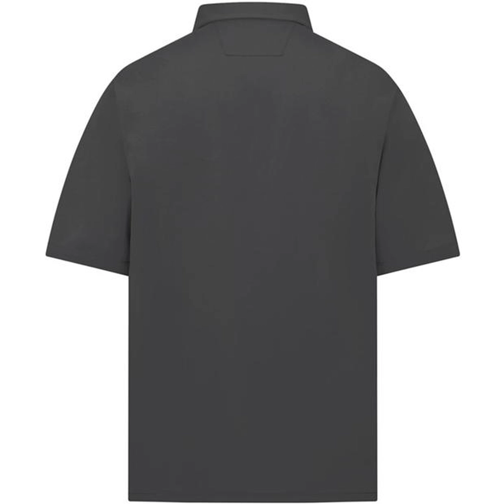 CP Company Half-Zip Polo Top - Black